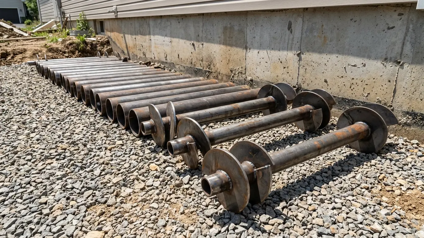 Steel and Helical Piers Guide explained for Nashville and Middle Tennessee