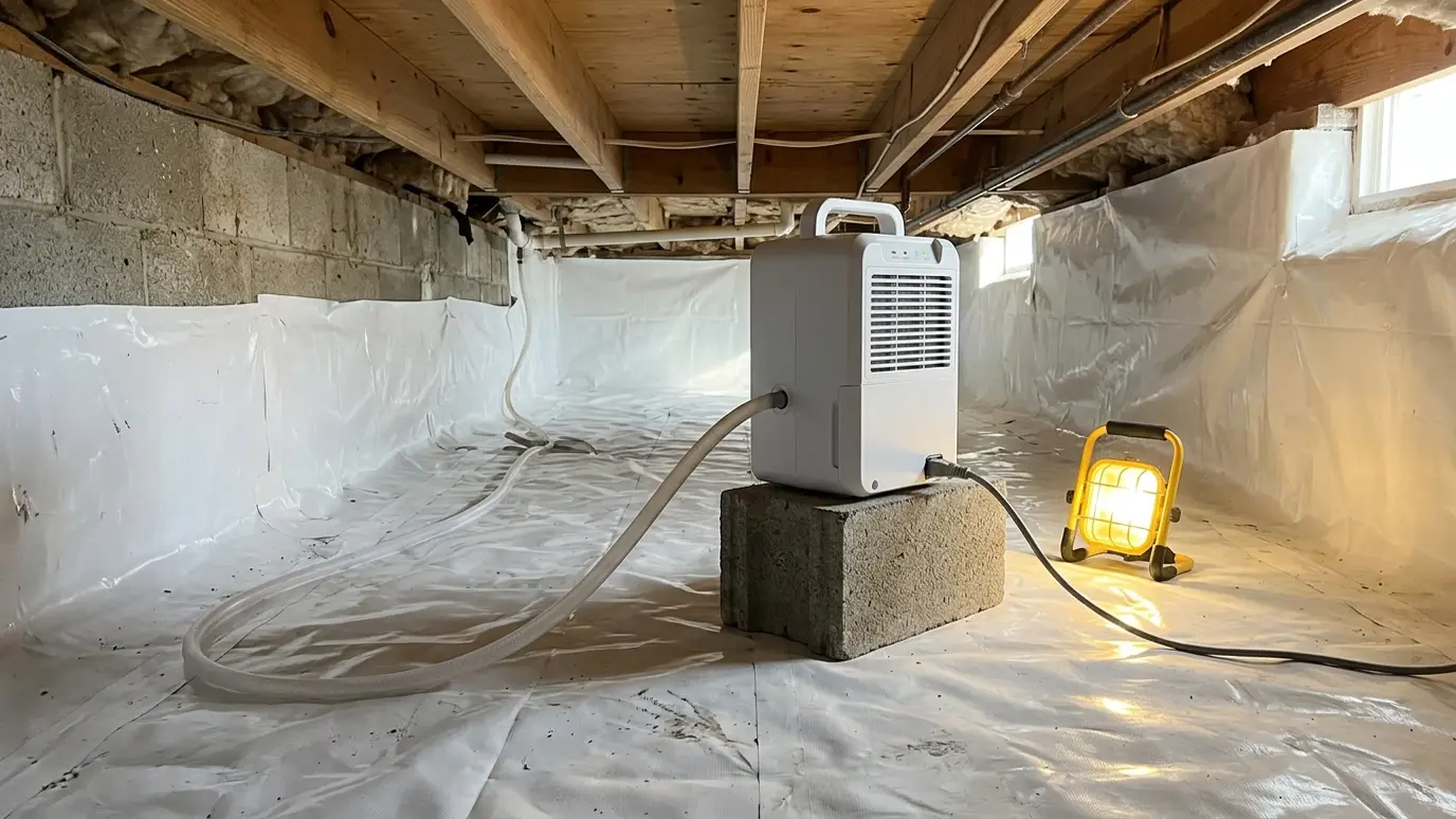 Crawl Space Dehumidifiers | Music City Foundation Crawl Space Dehumidifiers in Nashville and Middle Tennessee