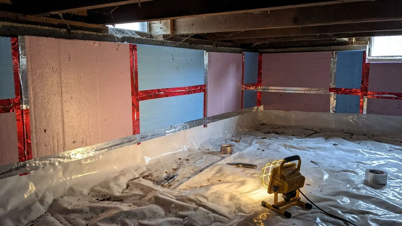 Crawl Space Insulation | Music City Foundation Crawl Space Insulation in Nashville and Middle Tennessee