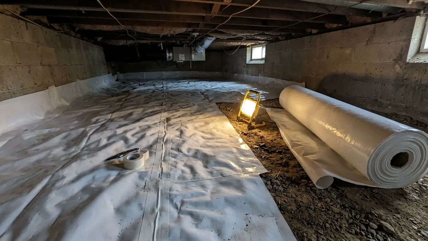 Vapor Barrier Installation | Music City Foundation Vapor Barrier Installation in Nashville and Middle Tennessee